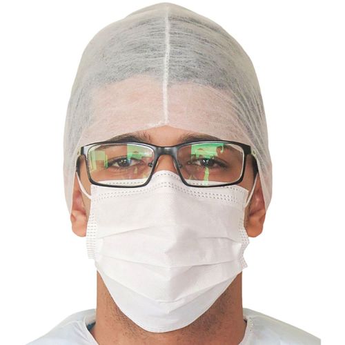 Gorro TNT Dejamaro Descartável Gram 20 Branco - unidade