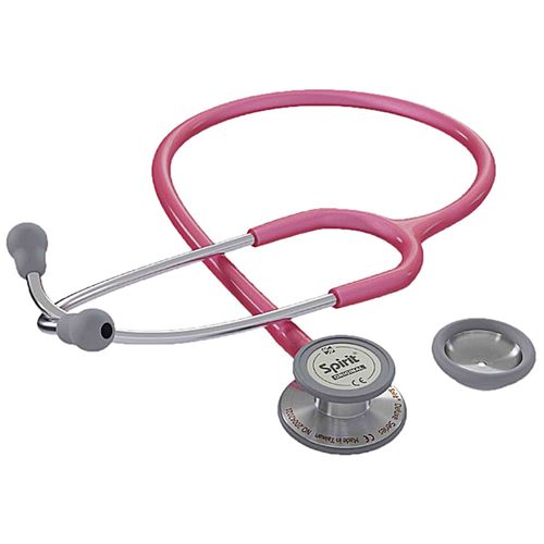 Estetoscópio Spirit MD III Pro Adulto e Pediátrico Rosa Perolizado Estetoscópio Spirit MD III Pro Adulto e Pediátrico Rosa Perolizado