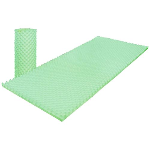 Colchão Tipo Caixa de Ovo Luckspuma Solteiro D33 Verde Colchão Tipo Caixa de Ovo Luckspuma Solteiro D33 Verde