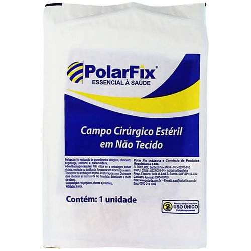 Campo Cirúrgico Estéril em TNT PolarFix - 50 x 50 cm