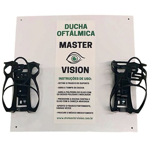 Suporte de Parede Duplo para Ducha Oftálmica (sem duchas) Suporte de Parede Duplo para Ducha Oftálmica (sem duchas)