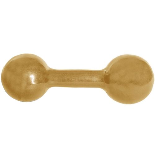 Halter Acte Sports 6kg Emborrachado Dourado - unidade Halter Acte Sports 6kg Emborrachado Dourado - unidade