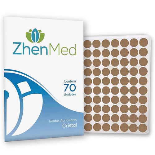 Placa Acupuntura ZhenMed Cristal Esparadrapo Redondo - 70 unidades Placa Acupuntura ZhenMed Cristal Esparadrapo Redondo - 70 unidades