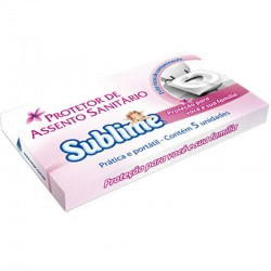 Protetor de Assento Sanitário Sublime 5 unidades