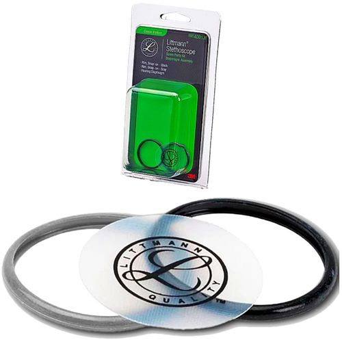 Kit Reparo Esteto Littmann Classic II Neonatal 40013 Preto Cinza Kit Reparo Esteto Littmann Classic II Neonatal 40013 Preto Cinza