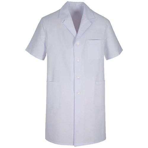 Jaleco Oxford Longo Branco Manga Curta Tam PP Jaleco Oxford Longo Branco Manga Curta Tam PP