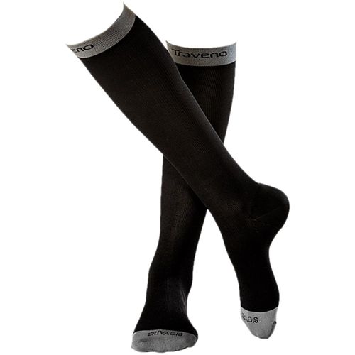 Meia 3/4 de Viagem Traveno Sigvaris - Preta - Tam P Meia 3/4 de Viagem Traveno Sigvaris - Preta - Tam P