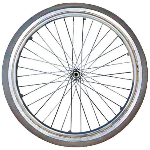 Roda Aro 24 com Pneu Maciço para Cadeira de Rodas Praxis - unidade