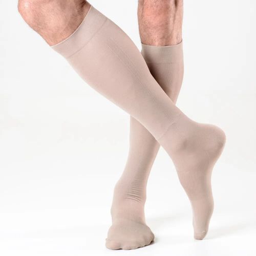 Meia 3/4 Masculina Elegância Urban Sigvaris - 15-20mmHg - Bege -G Meia 3/4 Masculina Elegância Urban Sigvaris - 15-20mmHg - Bege -G