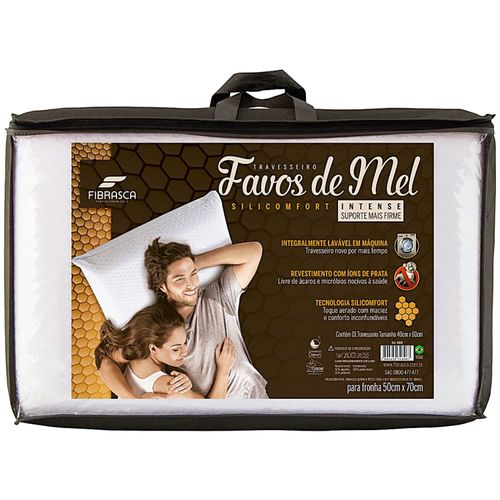 Travesseiro Favos de Mel Intense Fibrasca Travesseiro Favos de Mel Intense Fibrasca