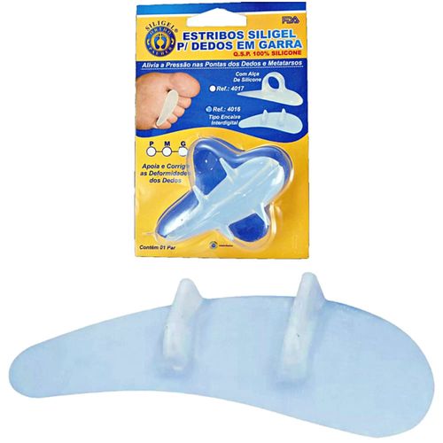 Estribo para Dedos em Garra Siligel 4016 Tam M - par