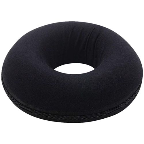 Almofada Redonda Mini Naturlatex 20X5cm Preta Almofada Redonda Mini Naturlatex 20X5cm Preta