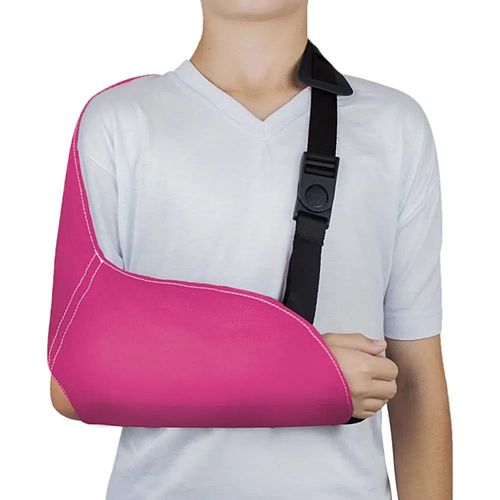 Tipoia Estabilizadora Estofada Velpeau Mercur - Com Orifício - Rosa - PP Tipoia Estabilizadora Estofada Velpeau Mercur - Com Orifício - Rosa - PP