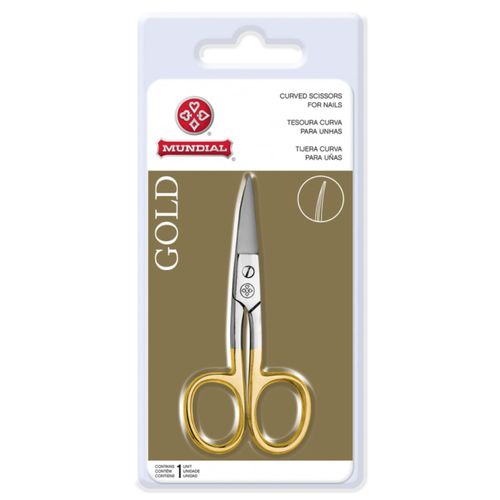 Tesoura de Unha Gold Curva BC-332 Mundial