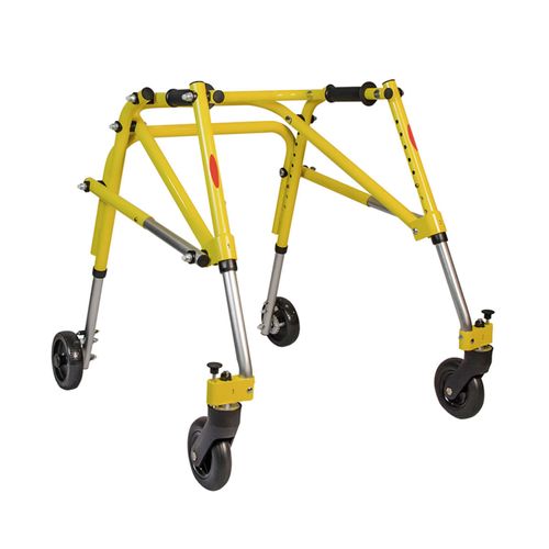 Andador Posterior de Alumínio com 4 rodas Mercur - P Andador Posterior de Alumínio com 4 rodas Mercur - P