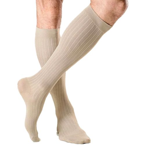 Meia 3/4 Masculina Actitud 15-20mmHg Fechada Caqui Tam P