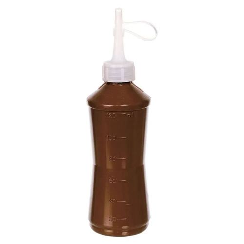 Almotolia Plástica - Ambar - Reta - 120ml Almotolia Plástica - Ambar - Reta - 120ml