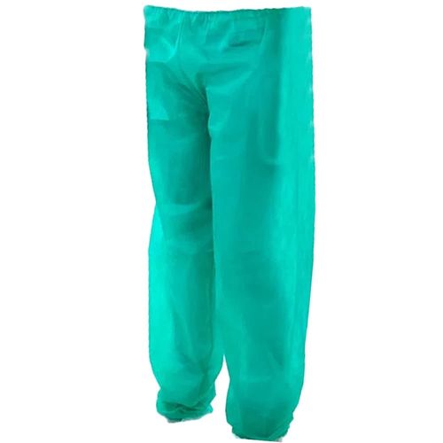 Calça Comprida TNT CorpoAstral Verde Descartável Gramatura 30 - unidade Calça Comprida TNT CorpoAstral Verde Descartável Gramatura 30 - unidade