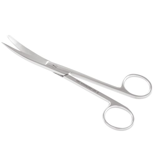 Tesoura Cirúrgica Fina/Romba ABC - Curva - 15cm Tesoura Cirúrgica Fina/Romba ABC - Curva - 15cm