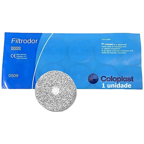 Filtrodor Filtro de Carvão Autoadesivo Coloplast - unidade