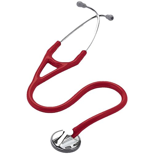 Estetoscópio Littmann Master Cardiology - Vinho com Prata Espelhado 2163 Estetoscópio Littmann Master Cardiology - Vinho com Prata Espelhado 2163