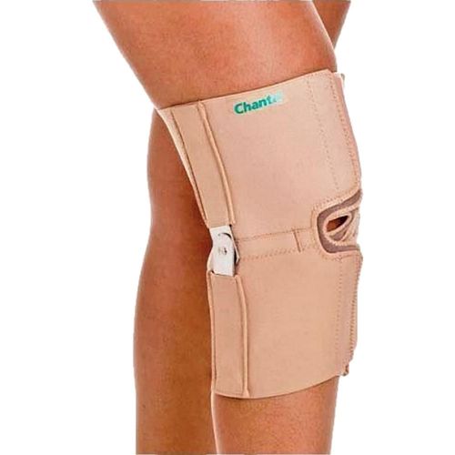Joelheira Articulada Elástica Chantal Bege Tam GG - unidade Joelheira Articulada Elástica Chantal Bege Tam GG - unidade