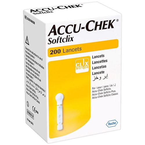 Lanceta Accu-Chek Softclix - Caixa com 200 unidades Lanceta Accu-Chek Softclix - Caixa com 200 unidades