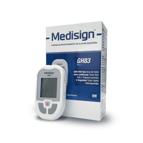Monitor Glicose Sanguínea Medisign GH83 Cepalab