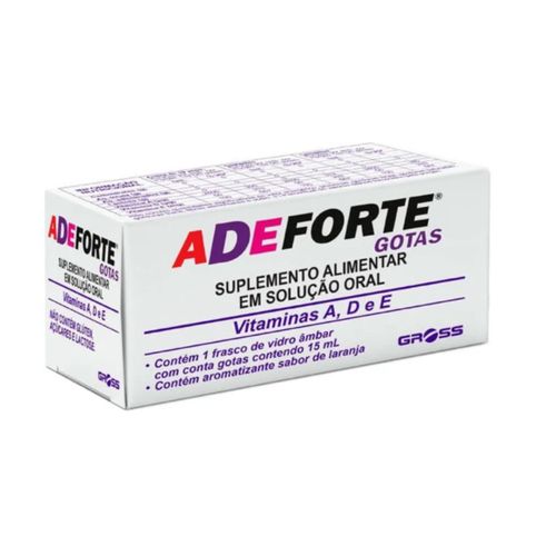 Adeforte Gotas Suplemento Alimentar Gross 15ml Adeforte Gotas Suplemento Alimentar Gross 15ml