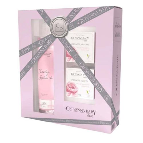 Kit Giovanna Baby Body Splash e Sabonete Vegetal Classic Kit Giovanna Baby Body Splash e Sabonete Vegetal Classic