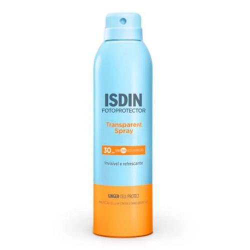 Protetor Solar Corporal Isdin Fotoprotector Transparent Spray Wet Skin FPS30 250ml Protetor Solar Corporal Isdin Fotoprotector Transparent Spray Wet Skin FPS30 250ml