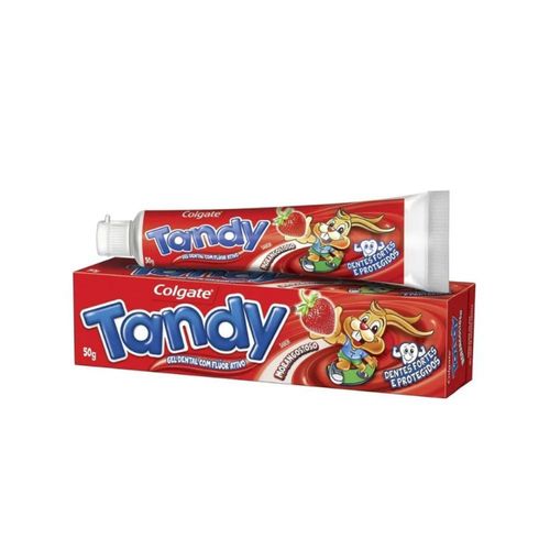 Creme Dental Infantil Colgate Tandy Morangostoso 50g Creme Dental Infantil Colgate Tandy Morangostoso 50g
