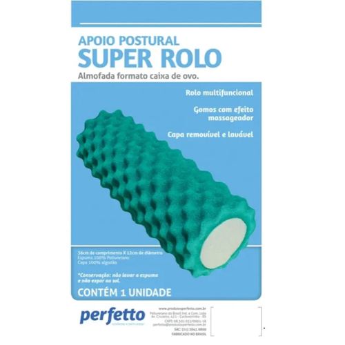 Apoio Postural Super Rolo Massageador Perfetto Rabatan