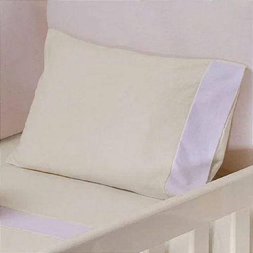 Fronha de Berço 30cm x 40cm Avulsa Malha 100% Algodão Cru - Arrumadinho Fronha de Berço 30cm x 40cm Avulsa Malha 100% Algodão Cru - Arrumadinho