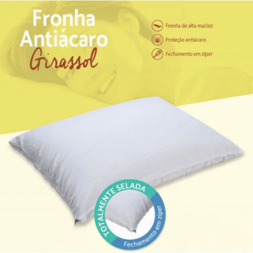 Fronha Anti Acaro Girassol Natural Home Care