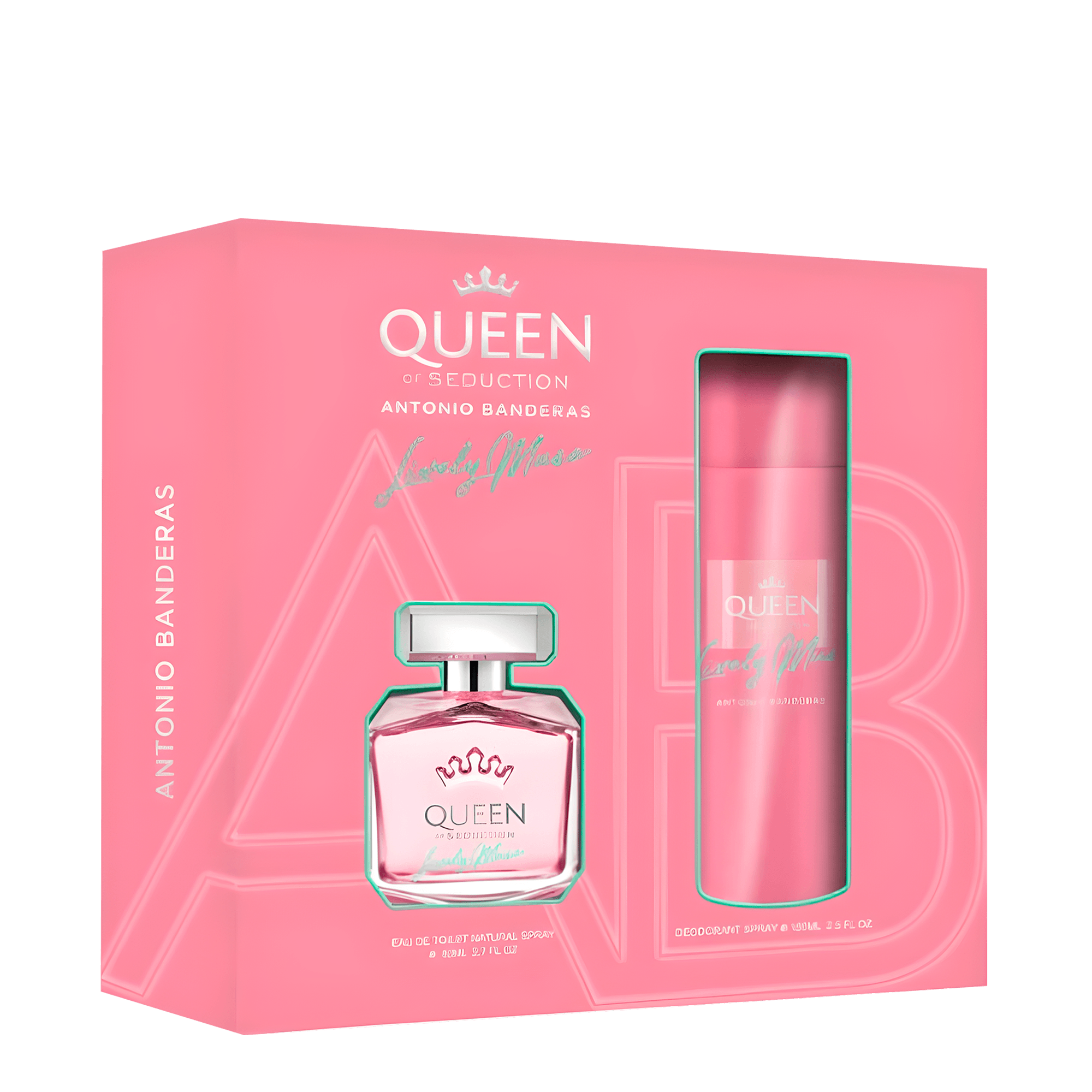 Kit Banderas Queen Of Seduction Lively Muse Feminino - Edt 80ml + Deo 150ml