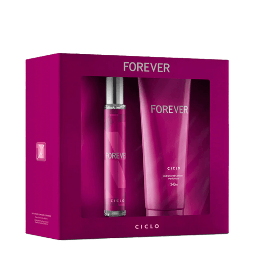 Kit Ciclo Forever Feminino Deo Colônia 30ml + Loção Hidratante 240ml Kit Ciclo Forever Feminino - Deo Colônia 30ml + Loção Hidratante 240ml NULO