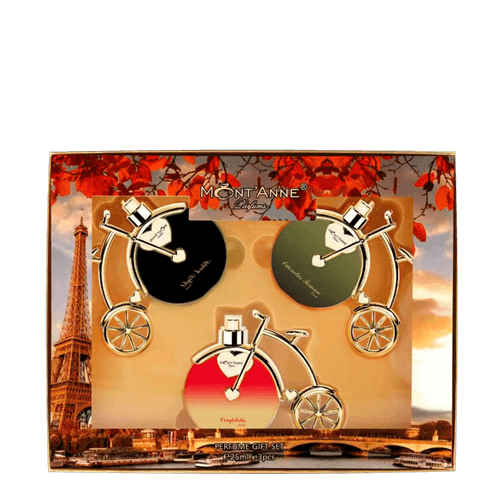 Kit Mont'Anne Parfums Luxe Feminino - Black Sight + Odoratus Femme + Ocupletis NULO