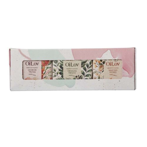 Estojo Sabonetes OiLov 90g 5x3 Sem cor Estojo Sabonetes OiLov 90g 5x3 Sem cor