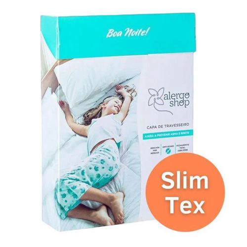 Capa de Travesseiro Padrão Adulto Slim Tex Alergoshop