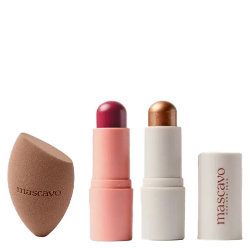 Kit de Maquiagem Mascavo Radiant Glow Trio Kit Kit de Maquiagem Mascavo Radiant Glow Trio Kit