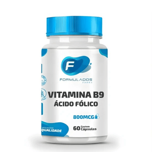 Vitamina B9 (Ácido Fólico) 800Mcg 60 Doses