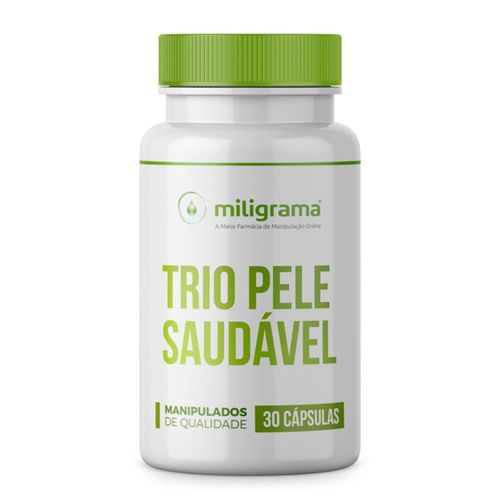 Trio Pele Saudável com Selo de Autenticidade 30 Cápsulas Trio Pele Saudável 30 Cápsulas