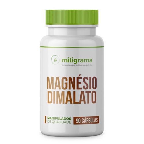 Magnésio Dimalato 300mg 90 Cápsulas 120 Cápsulas