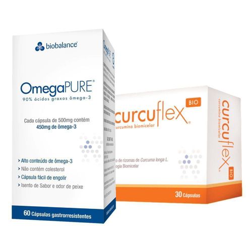KIT Omegapure + Curcuflex Biobalance 30 cápsulas KIT Omegapure + Curcuflex Biobalance 30 cápsulas