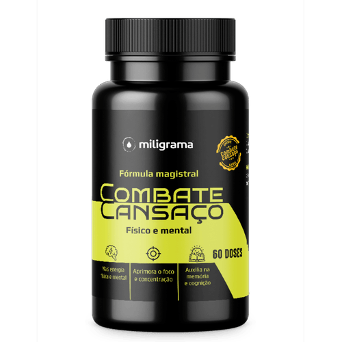 Cápsulas para Combater o Cansaço Físico e Mental 60 Doses 60 Doses Cápsulas para Combater o Cansaço Físico e Mental 60 Doses 60 Doses