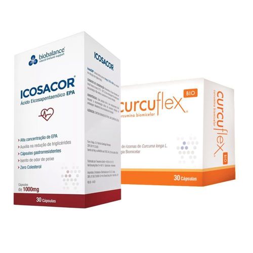 KIT Icosacor + Curcuflex Biobalance 30 cápsulas KIT Icosacor + Curcuflex Biobalance 30 cápsulas
