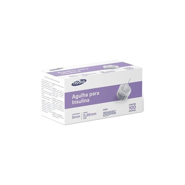 Agulha Para Insulina 5mmx0,25 31 g Cepalab