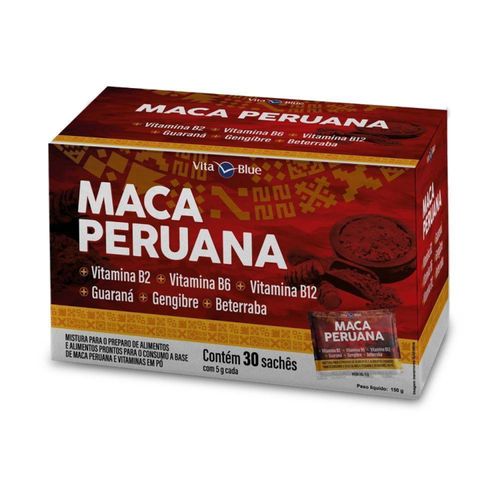 Maca Peruana Vita Blue 30 Sachês Branco