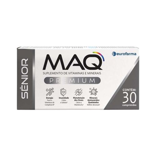 Maq Sênior Premium Eurofarma 30 Comprimidos Sem sabor 30 Comprimidos Maq Sênior Premium Eurofarma 30 Comprimidos Sem sabor 30 Comprimidos